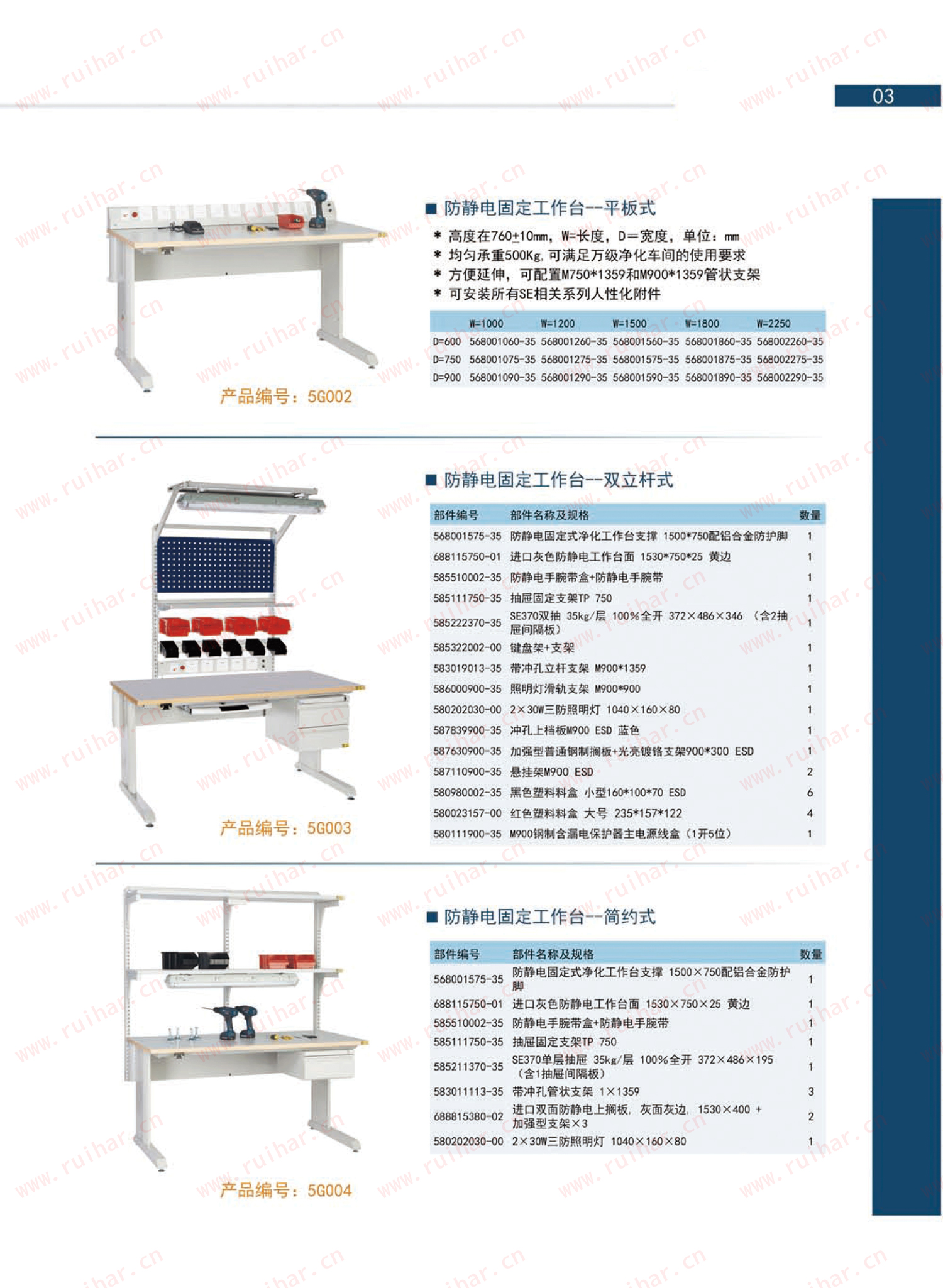 固定式防靜電式作臺(tái)，SEG-08-A，SEG-08-B，SEG-08-C，SEG-08-D，森億