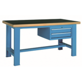 重型工作臺高分子桌板帶兩吊抽，GF1500-B，GF1800-B，GF2000-B